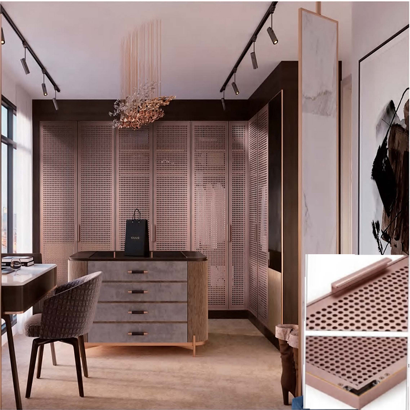 Architectural Mesh Walk-In Wardrobe