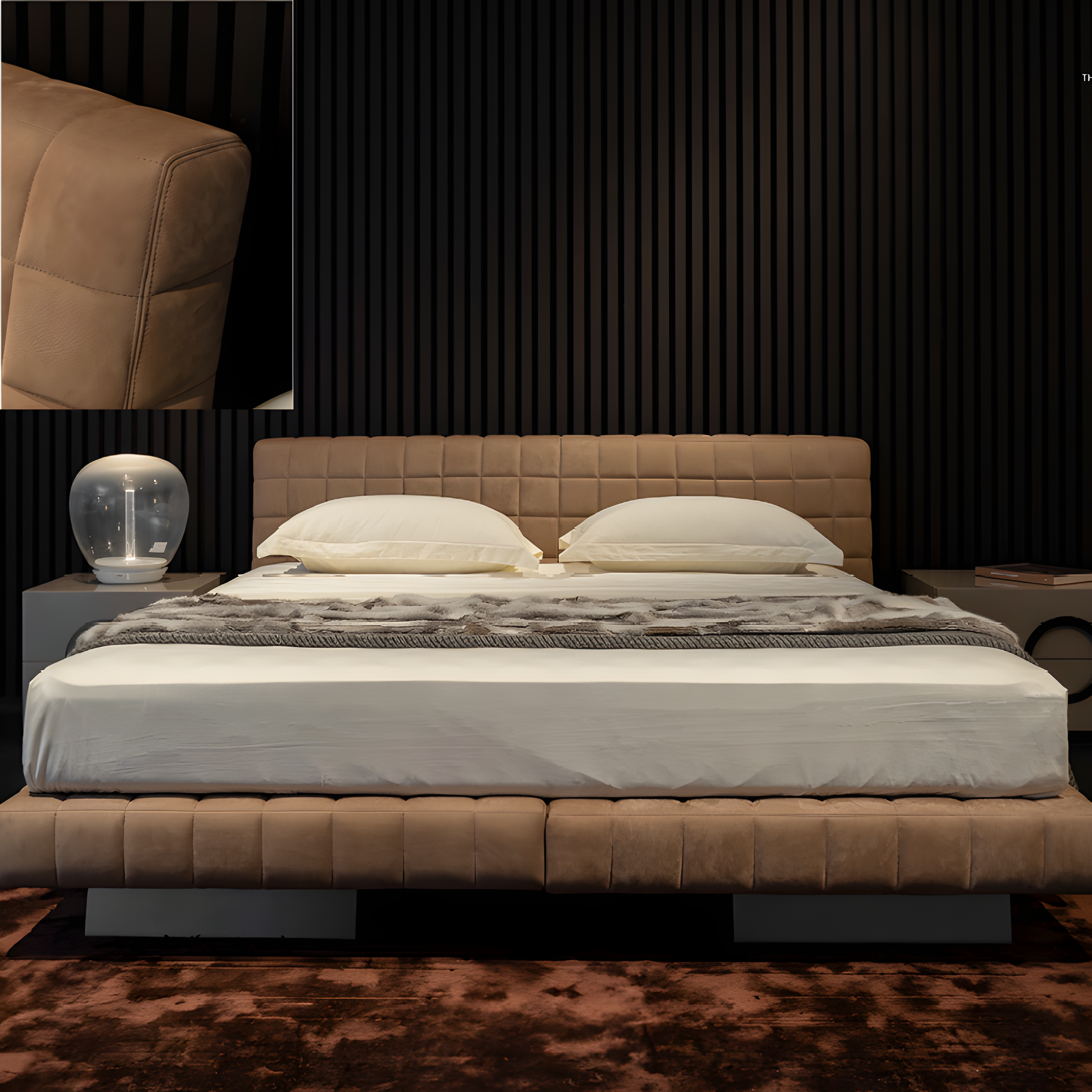Upholstered Modern Bed