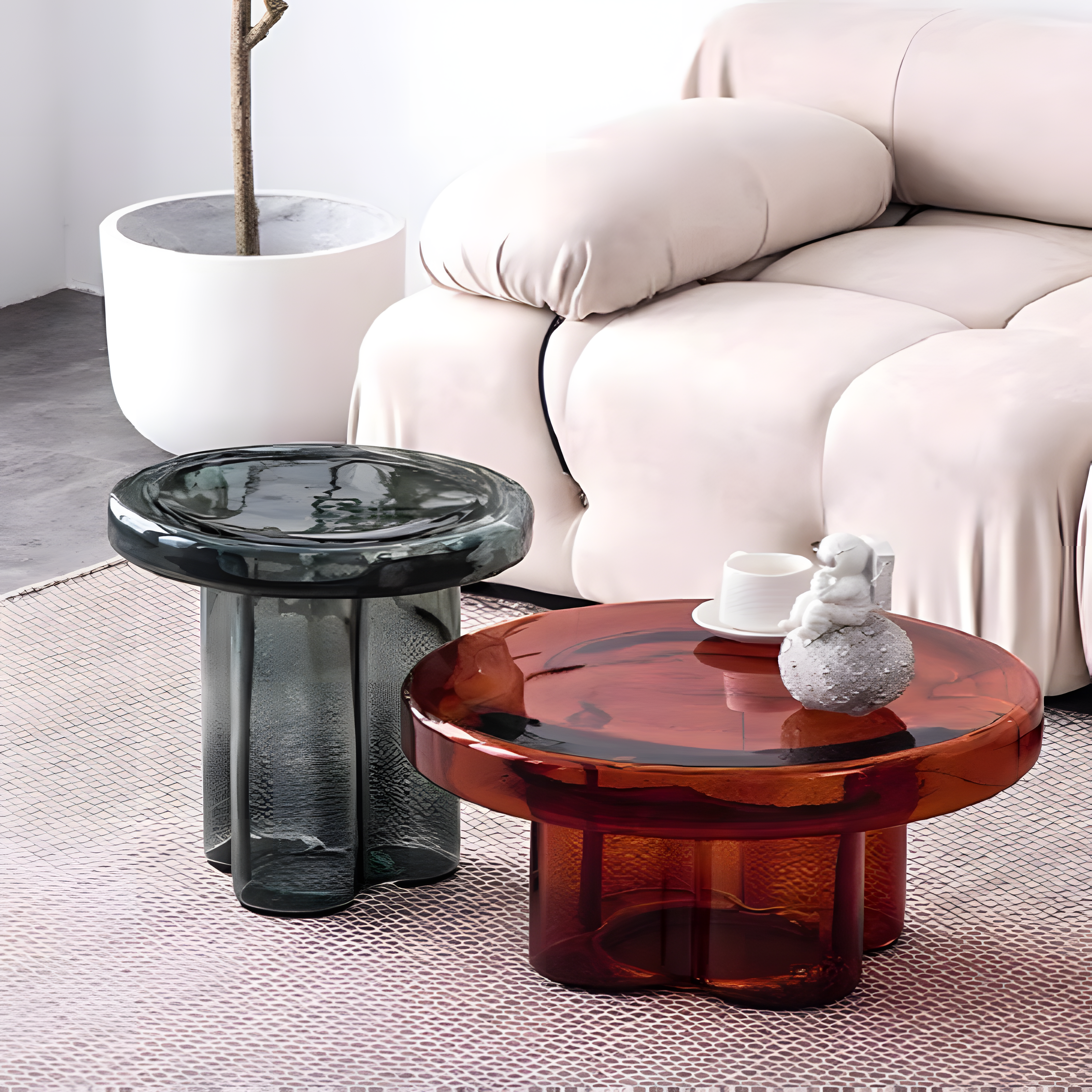 Resin Side Tables
