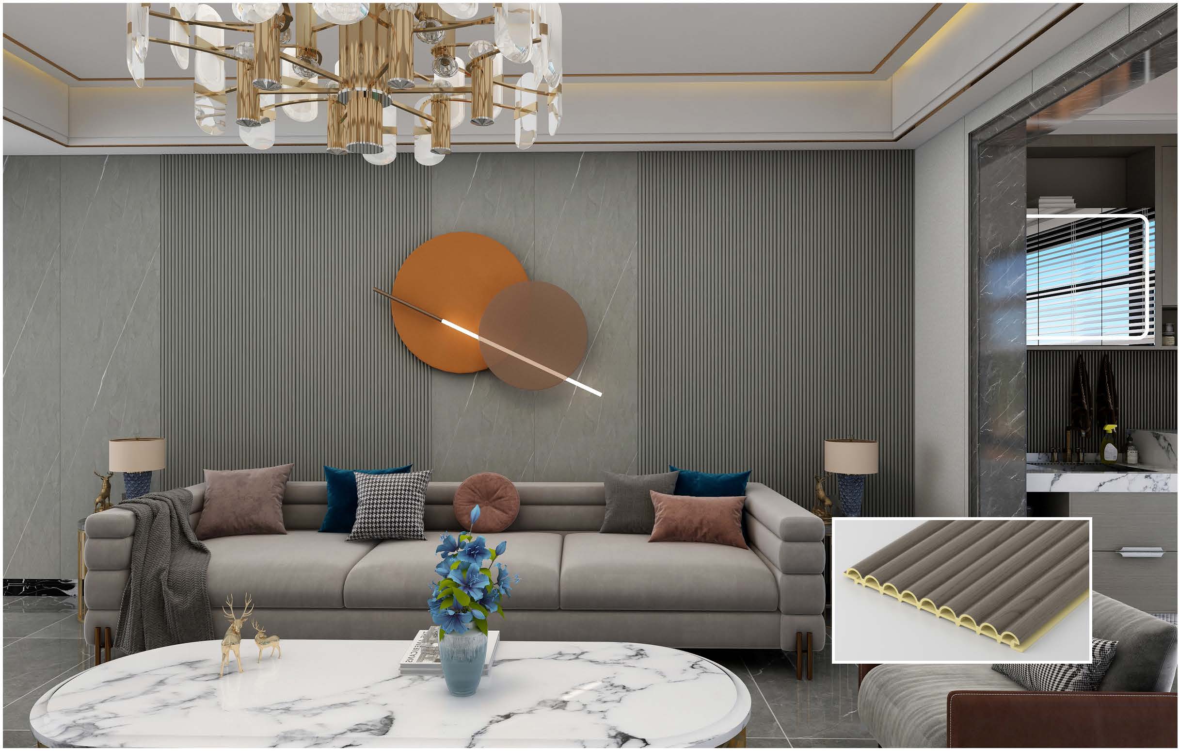 Wall decoration panel collection